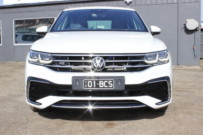 2022 Volkswagen Tiguan 162TSI R-Line 5N MY22 Four Wheel Drive Pure White