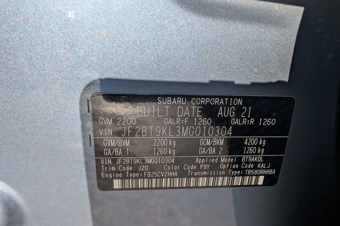 2021 Subaru Outback AWD