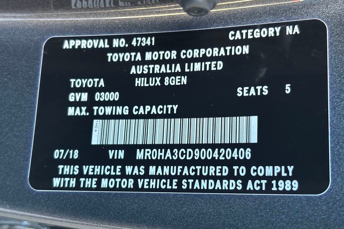 2018 Toyota Hilux SR5