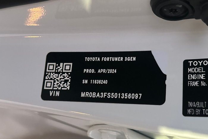 2024 Toyota Fortuner Crusade