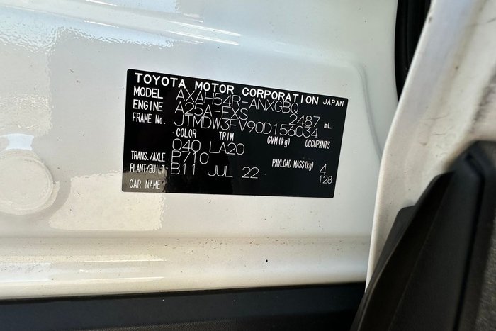 2022 Toyota RAV4 Cruiser