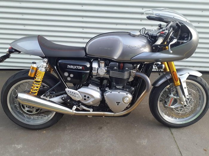 2016 Triumph Thruxton 1200 R Thruxton Silver