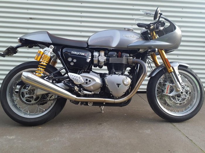 2016 Triumph Thruxton 1200 R Thruxton Silver