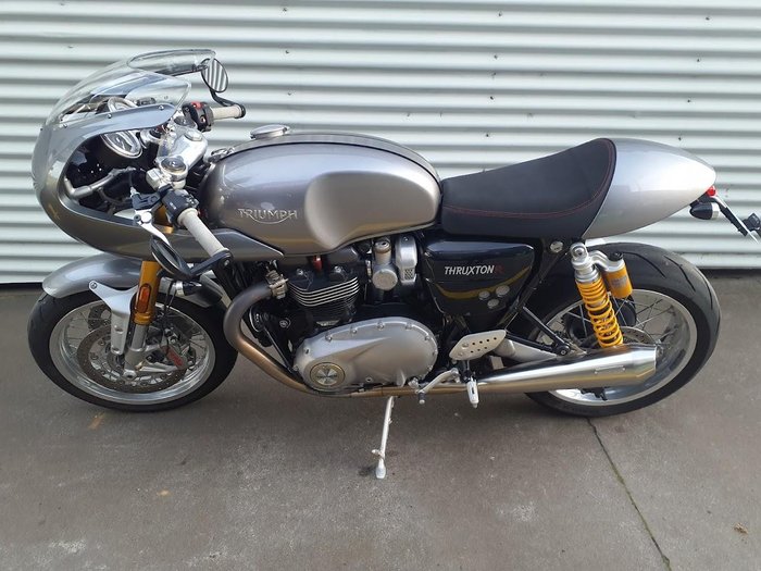 2016 Triumph Thruxton 1200 R Thruxton Silver