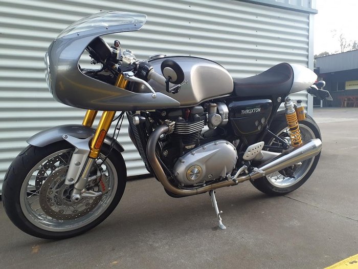 2016 Triumph Thruxton 1200 R Thruxton Silver