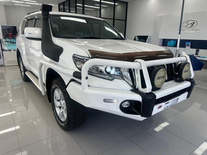 2018 Toyota Landcruiser Prado GXL GDJ150R 4X4 Dual Range Glacier White
