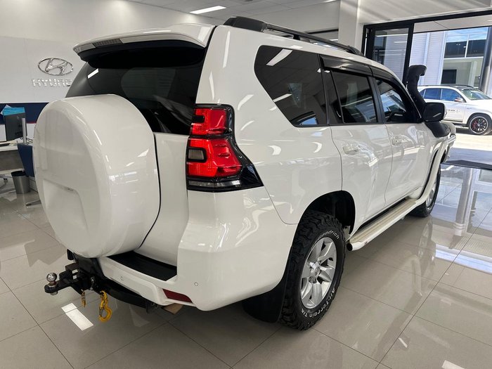 2018 Toyota Landcruiser Prado GXL GDJ150R 4X4 Dual Range Glacier White