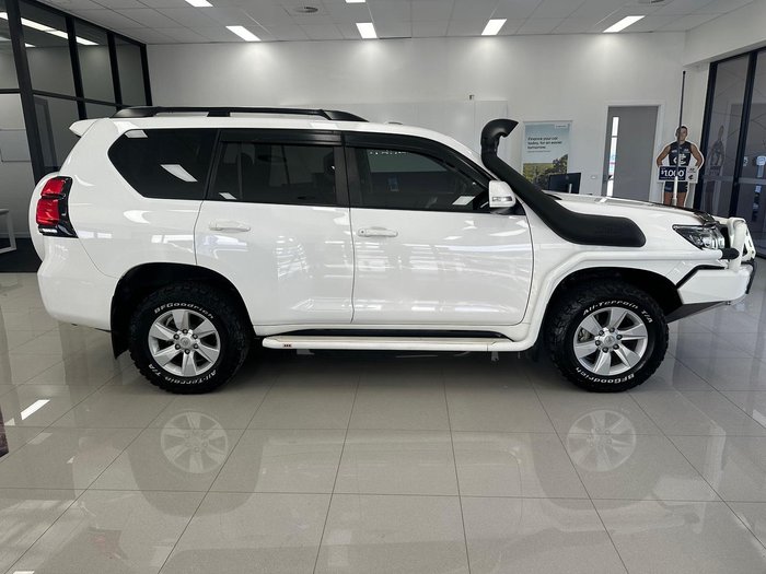 2018 Toyota Landcruiser Prado GXL GDJ150R 4X4 Dual Range Glacier White