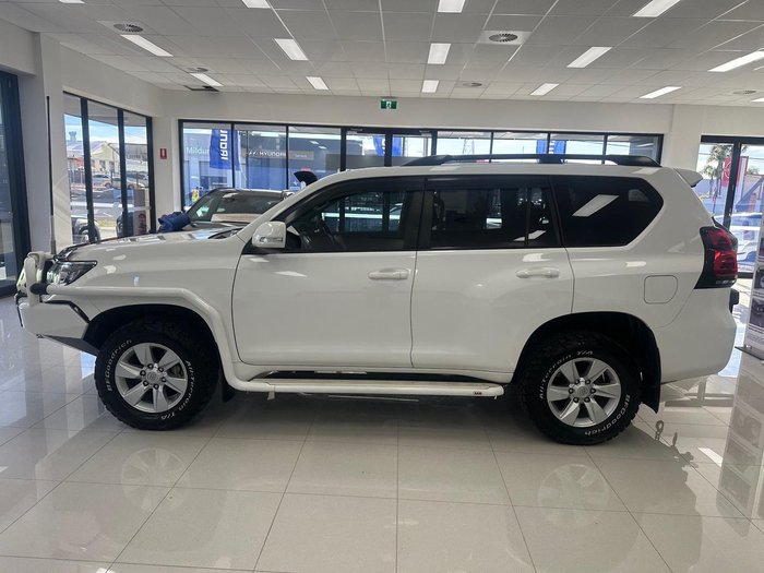 2018 Toyota Landcruiser Prado GXL GDJ150R 4X4 Dual Range Glacier White