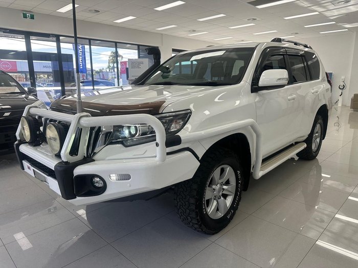 2018 Toyota Landcruiser Prado GXL GDJ150R 4X4 Dual Range Glacier White
