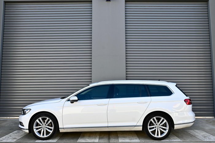 2017 Volkswagen Passat 140TDI Highline B8 MY18 Pure White