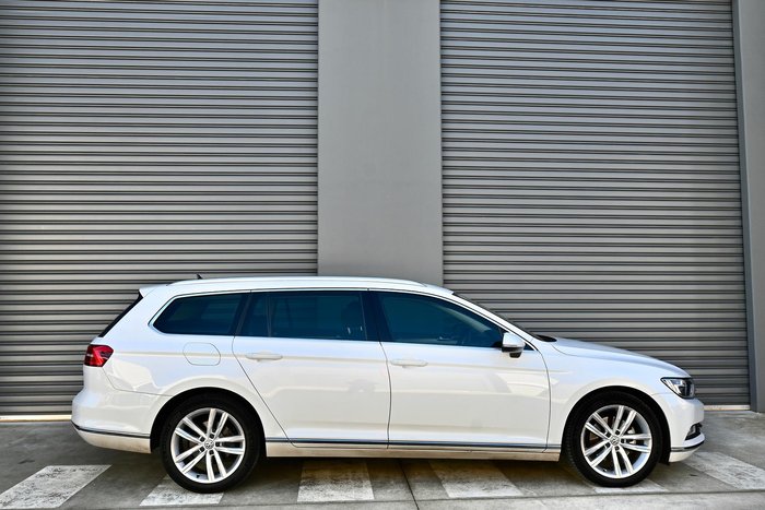 2017 Volkswagen Passat 140TDI Highline B8 MY18 Pure White