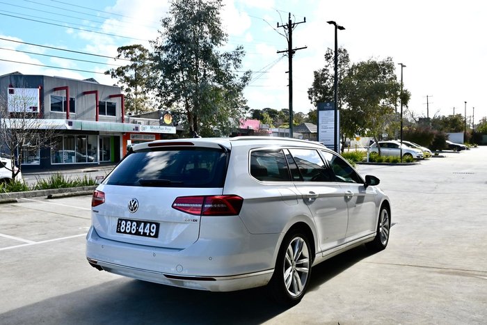 2017 Volkswagen Passat 140TDI Highline B8 MY18 Pure White