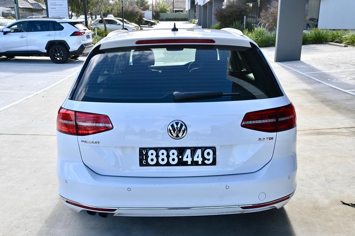 2017 Volkswagen Passat 140TDI Highline B8 MY18 Pure White