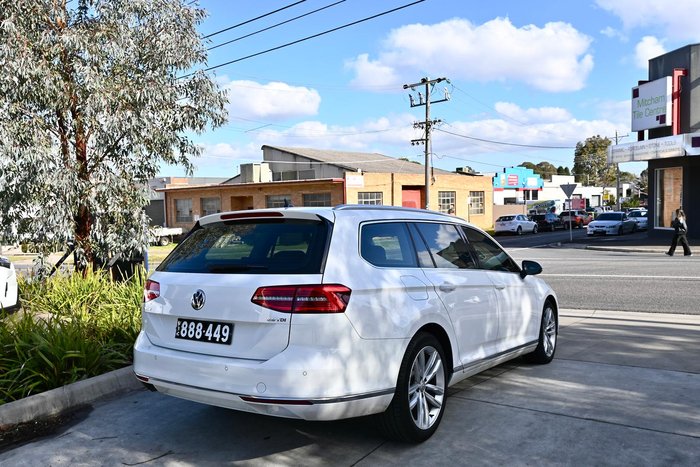 2017 Volkswagen Passat 140TDI Highline B8 MY18 Pure White