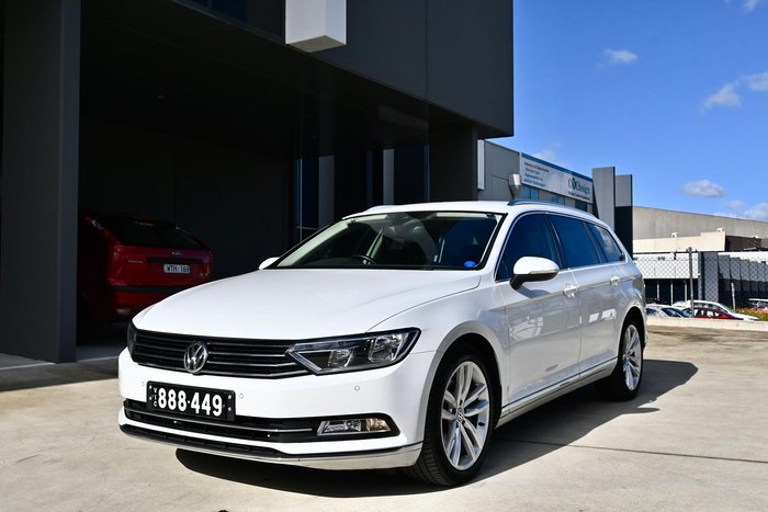 2017 Volkswagen Passat 140TDI Highline B8 MY18 Pure White