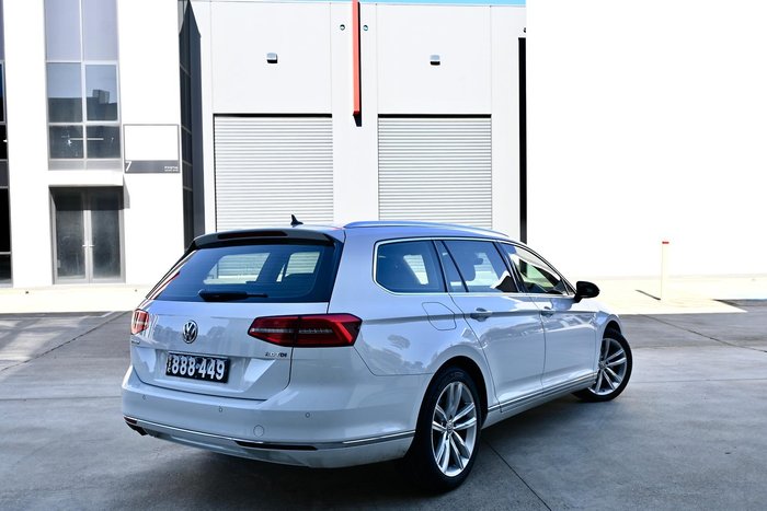 2017 Volkswagen Passat 140TDI Highline B8 MY18 Pure White