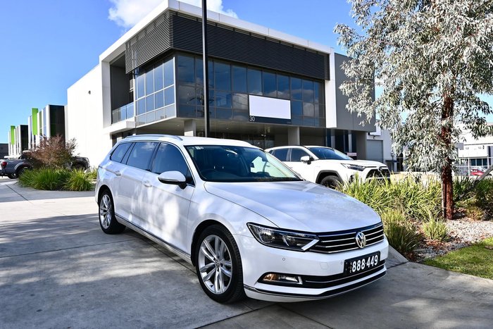 2017 Volkswagen Passat 140TDI Highline B8 MY18 Pure White