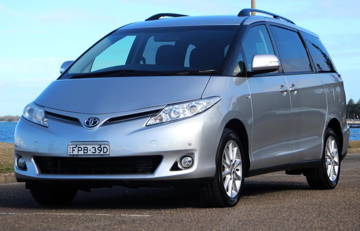 2014 Toyota Tarago GLX ACR50R MY13 Silver Pearl