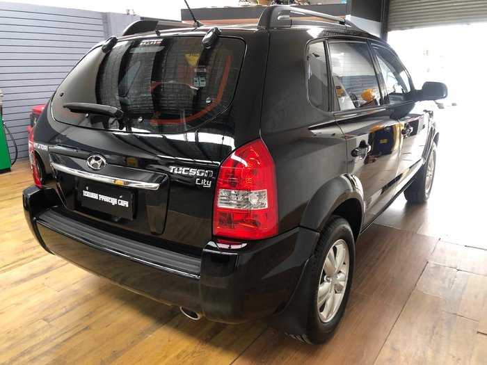 2009 Hyundai Tucson City Elite JM MY09 Ebony Black