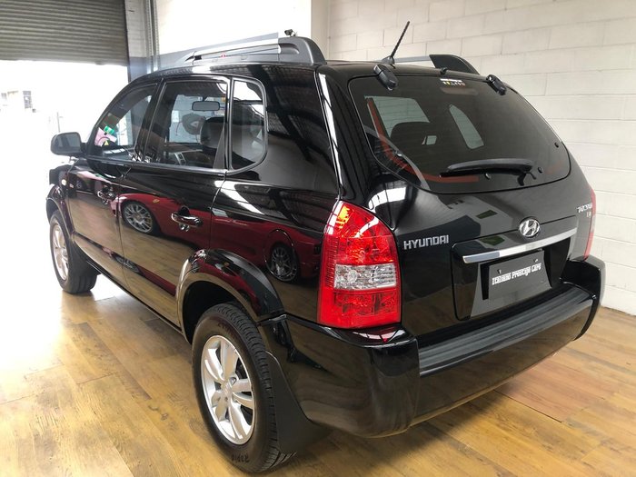 2009 Hyundai Tucson City Elite JM MY09 Ebony Black