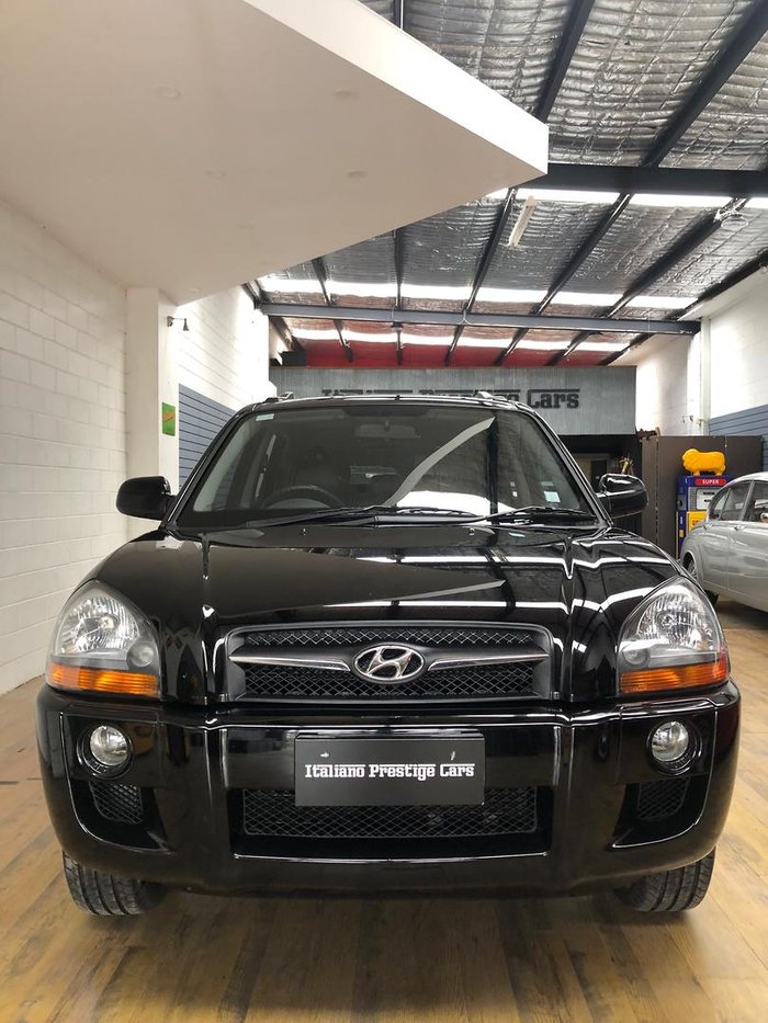 2009 Hyundai Tucson City Elite JM MY09 Ebony Black