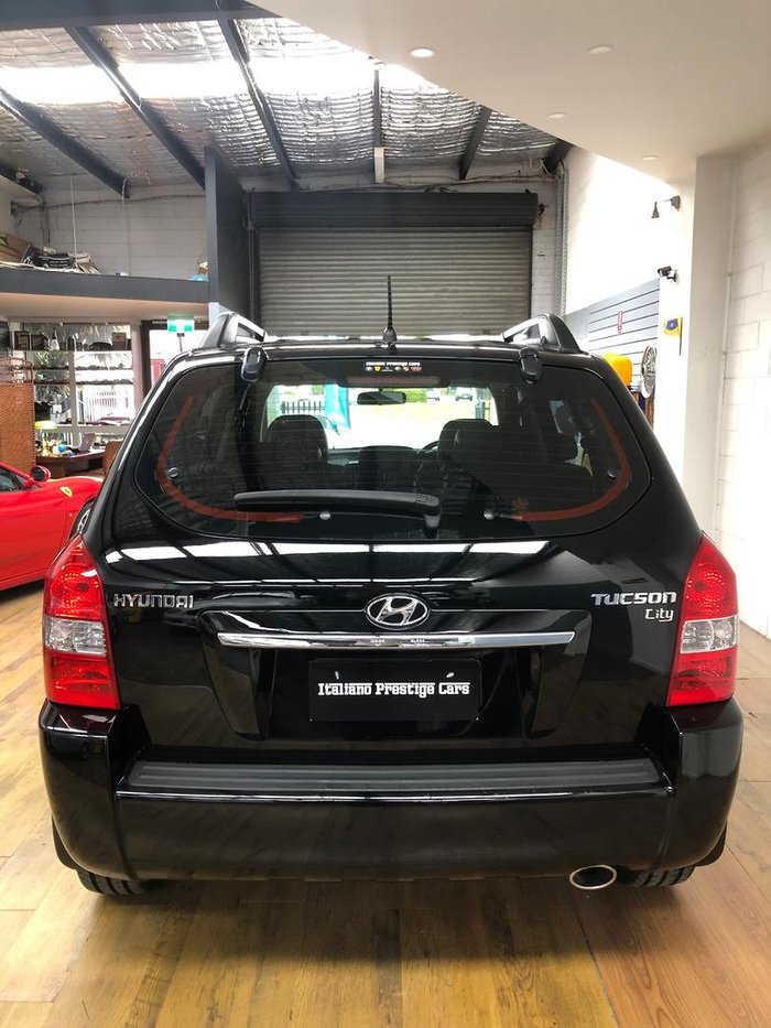 2009 Hyundai Tucson City Elite JM MY09 Ebony Black