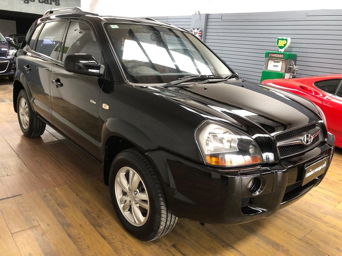 2009 Hyundai Tucson City Elite JM MY09 Ebony Black