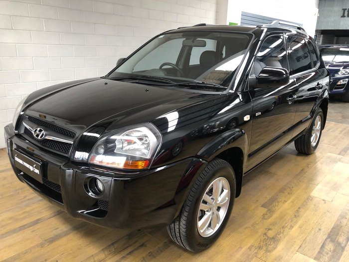 2009 Hyundai Tucson City Elite JM MY09 Ebony Black