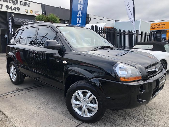 2009 Hyundai Tucson City Elite JM MY09 Ebony Black