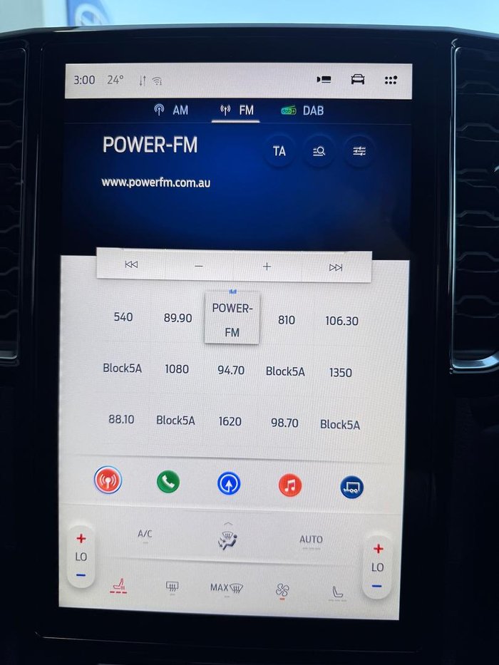 2025 Ford Ranger PHEV Wildtrak MY25.75 Four Wheel Drive Frozen White