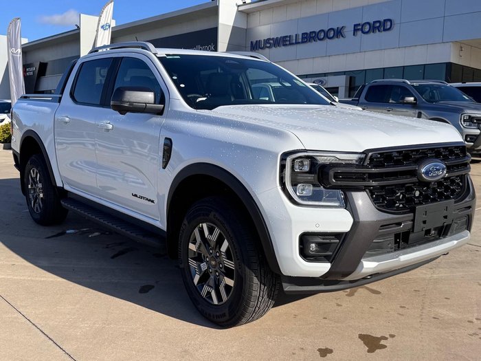2025 Ford Ranger PHEV Wildtrak MY25.75 Four Wheel Drive Frozen White