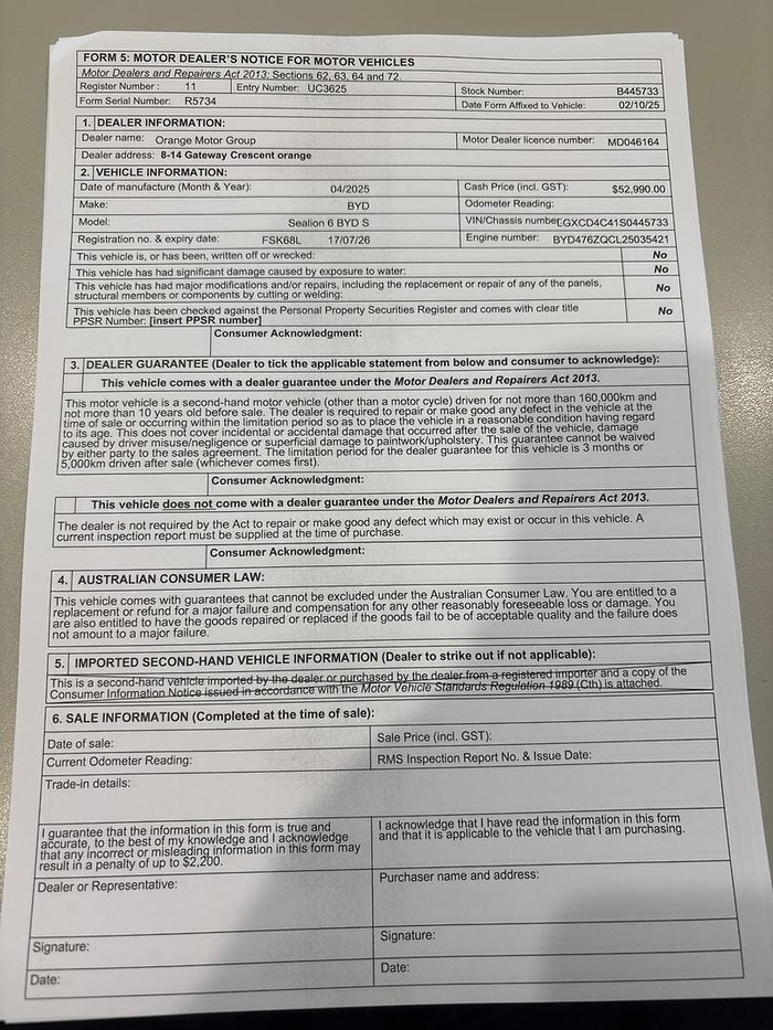 2025 BYD SEALION 6 Premium