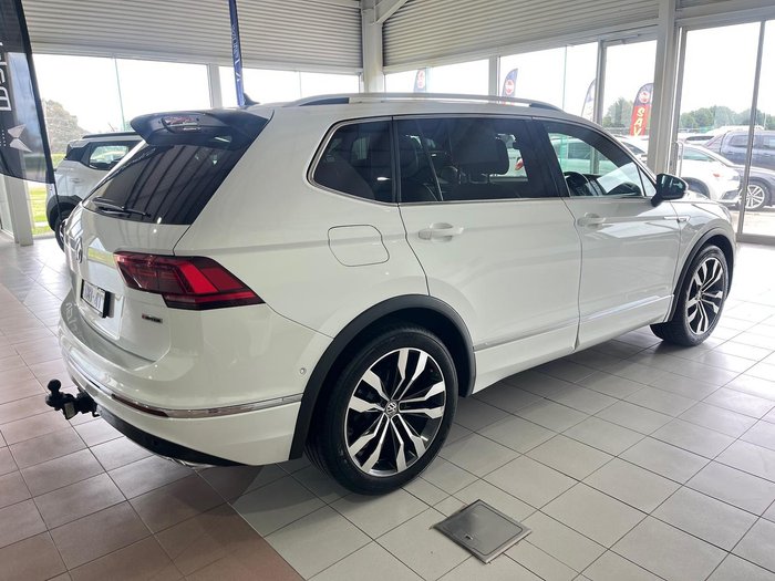 2018 Volkswagen Tiguan 162TSI Highline Allspace 5N MY19 Four Wheel Drive Pure White