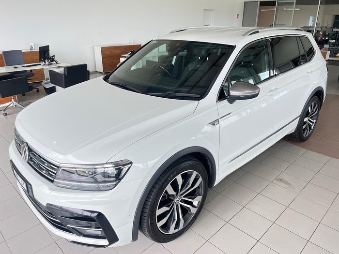2018 Volkswagen Tiguan 162TSI Highline Allspace 5N MY19 Four Wheel Drive Pure White