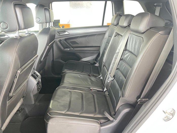 2018 Volkswagen Tiguan 162TSI Highline Allspace 5N MY19 Four Wheel Drive Pure White