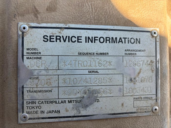 2002 Caterpillar D6r