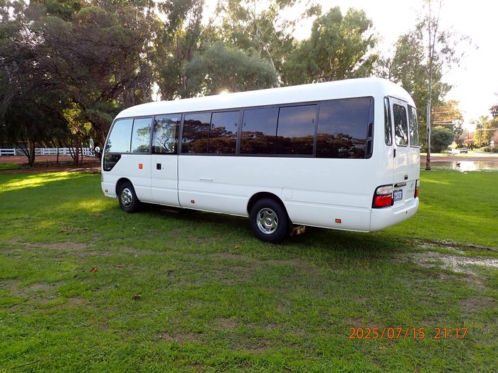2013 Toyota Coaster Deluxe WHITE