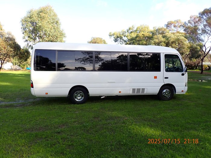 2013 Toyota Coaster Deluxe WHITE