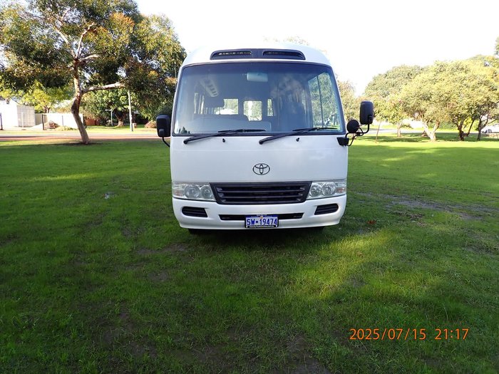 2013 Toyota Coaster Deluxe WHITE