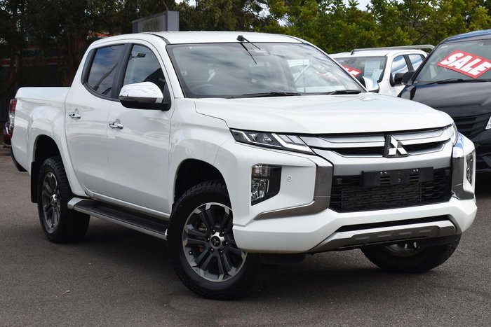 2022 Mitsubishi Triton GLS MR MY22 4X4 Dual Range White