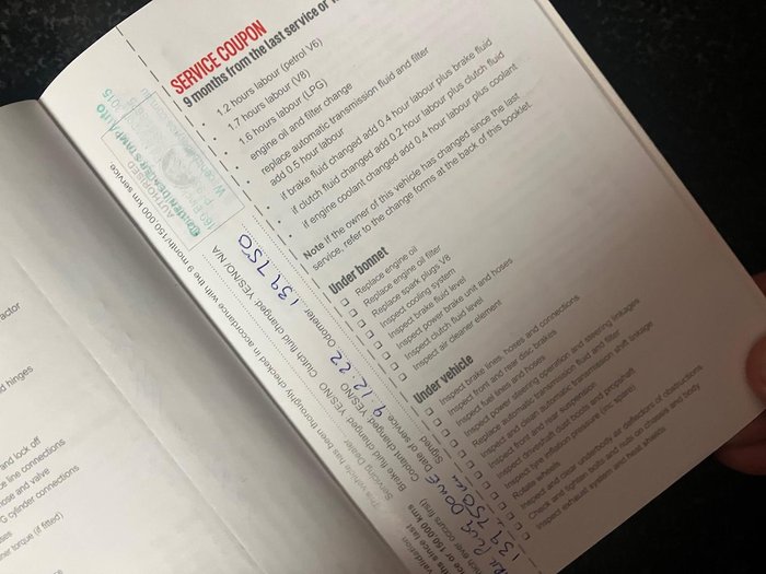 2013 Holden Commodore SV6 VF MY14 Heron White