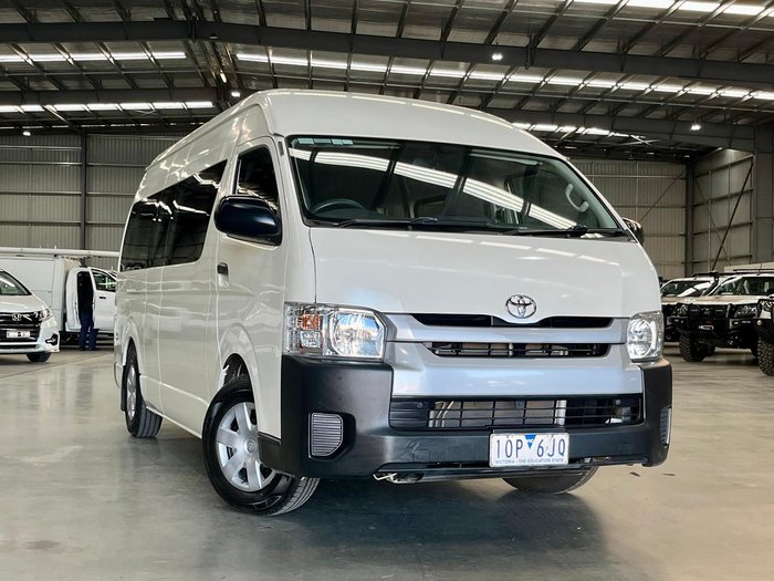 2018 Toyota Hiace Commuter TRH223R French Vanilla