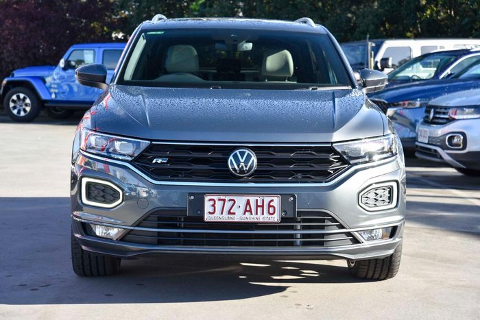 2020 Volkswagen T-Roc 140TSI Sport A11 MY21 Four Wheel Drive Indium Grey