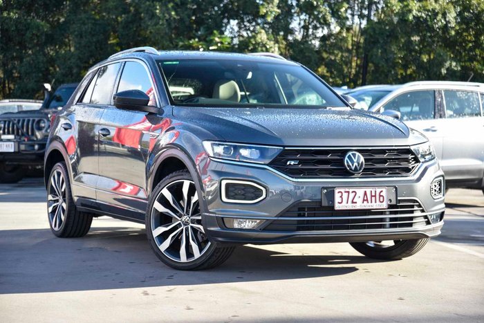 2020 Volkswagen T-Roc 140TSI Sport A11 MY21 Four Wheel Drive Indium Grey