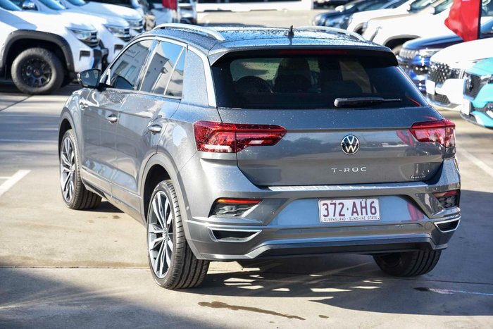 2020 Volkswagen T-Roc 140TSI Sport A11 MY21 Four Wheel Drive Indium Grey