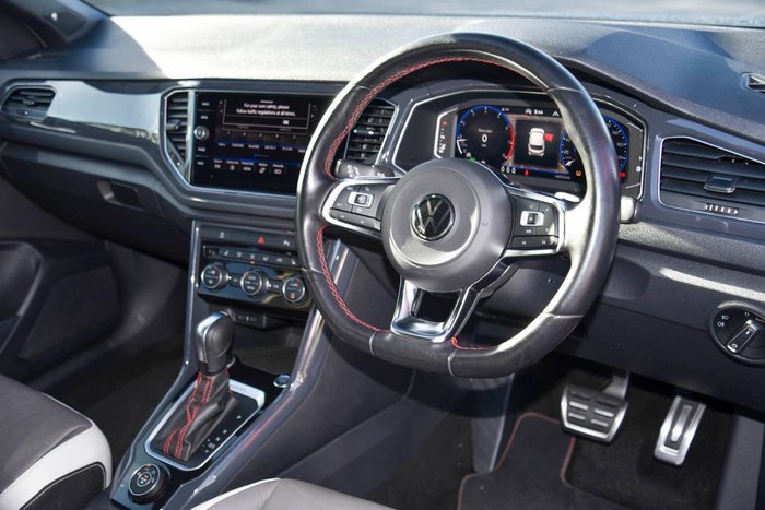 2020 Volkswagen T-Roc 140TSI Sport A11 MY21 Four Wheel Drive Indium Grey