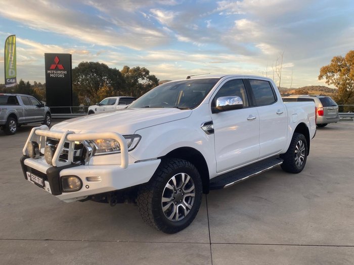 2018 Ford Ranger XLT PX MkII MY18 4X4 Dual Range Frozen White