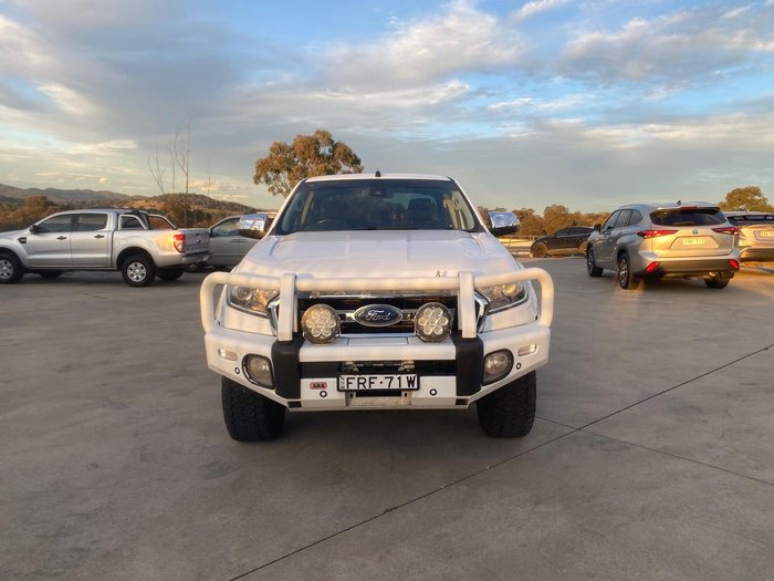 2018 Ford Ranger XLT PX MkII MY18 4X4 Dual Range Frozen White