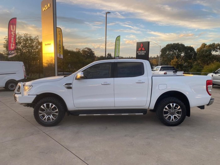 2018 Ford Ranger XLT PX MkII MY18 4X4 Dual Range Frozen White